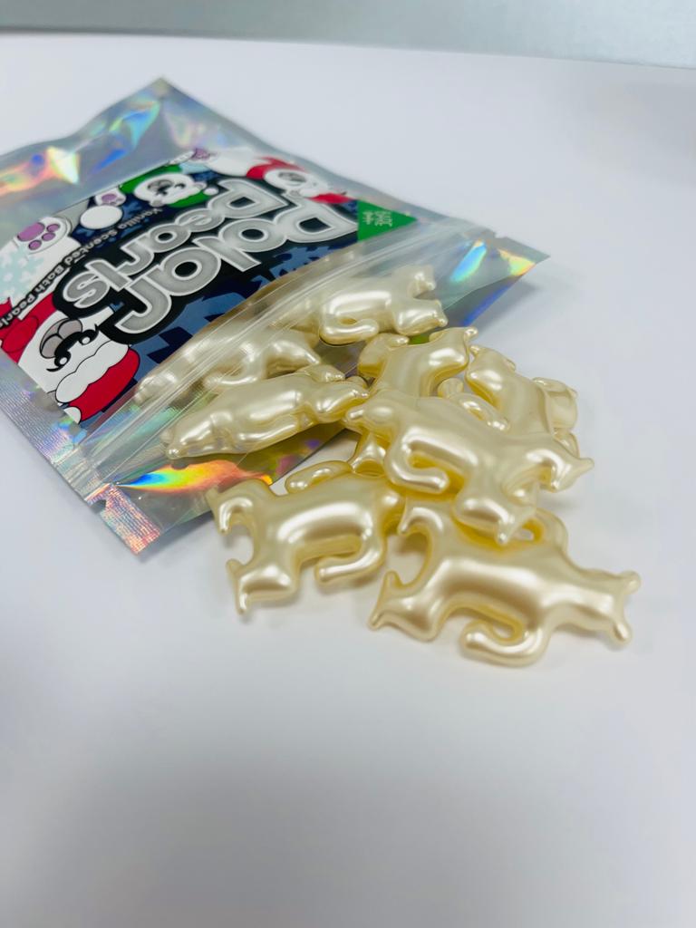 christmas, polar bears, christmas gift, stocking filler, Bath Pearls, retro gifts, scented oil, christmas, birthday, 90s gifts