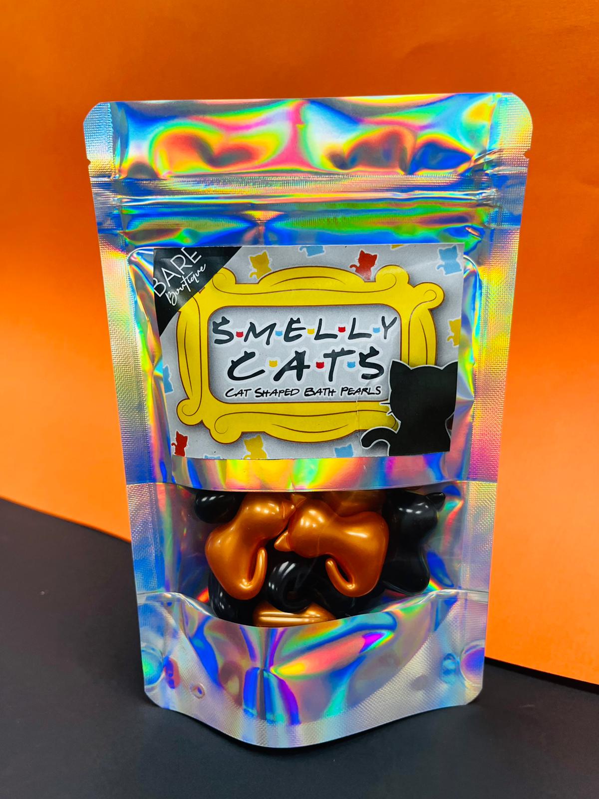 Cat, cat lovers gift, Bath Pearls, retro gifts, scented oil, christmas, birthday, 90s gifts