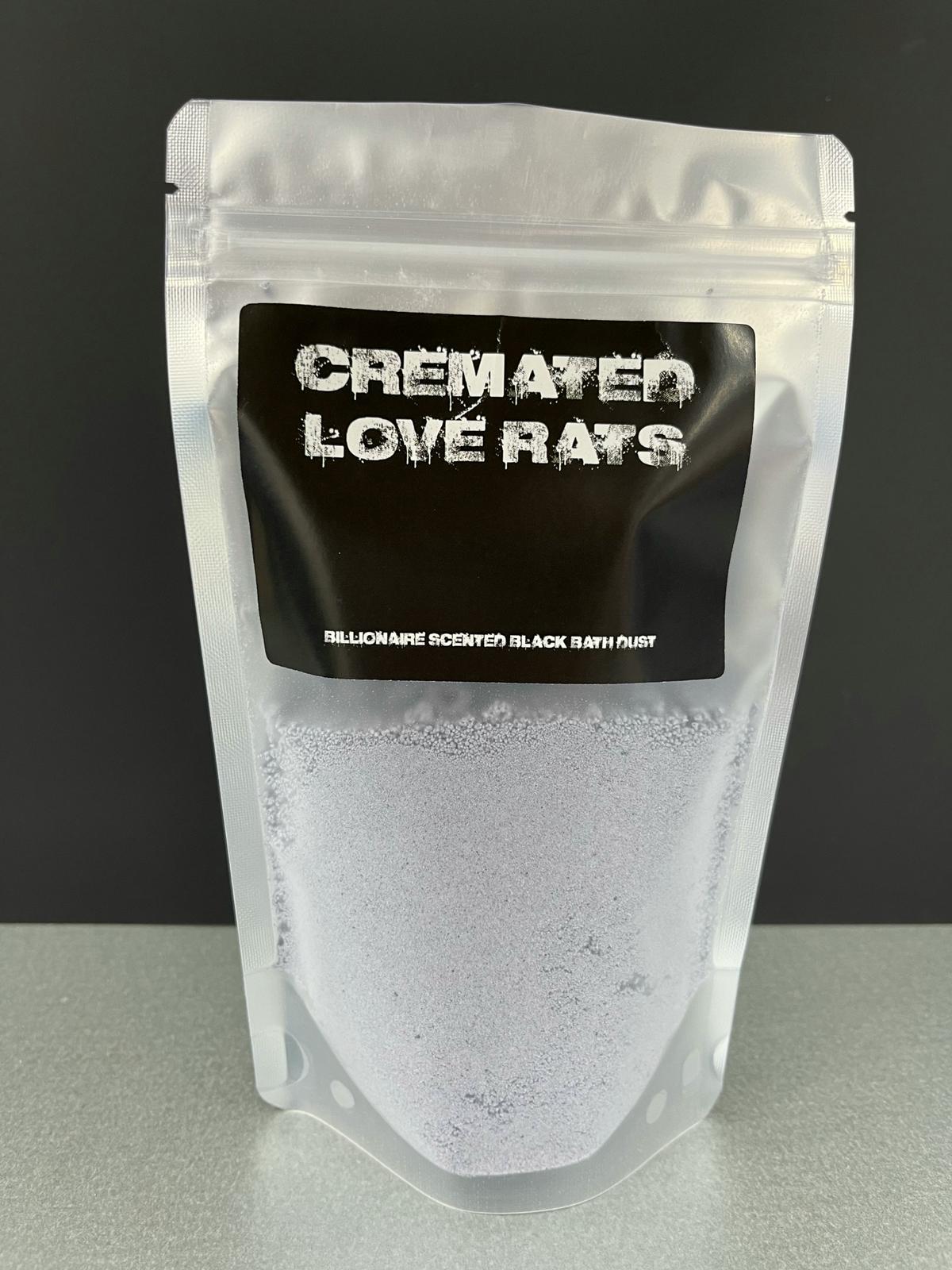 Cremated Love Rats - Billionaire Scented Black Bath Dust 150g