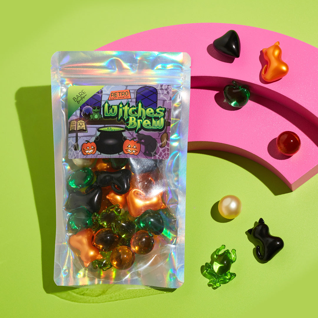 halloween, scary, halloween gift, Bath Pearls, retro gifts,  scented oil, christmas, birthday, 90s gifts